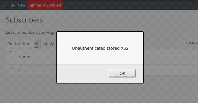 How to craft an XSS payload to create an admin user in Wordpress